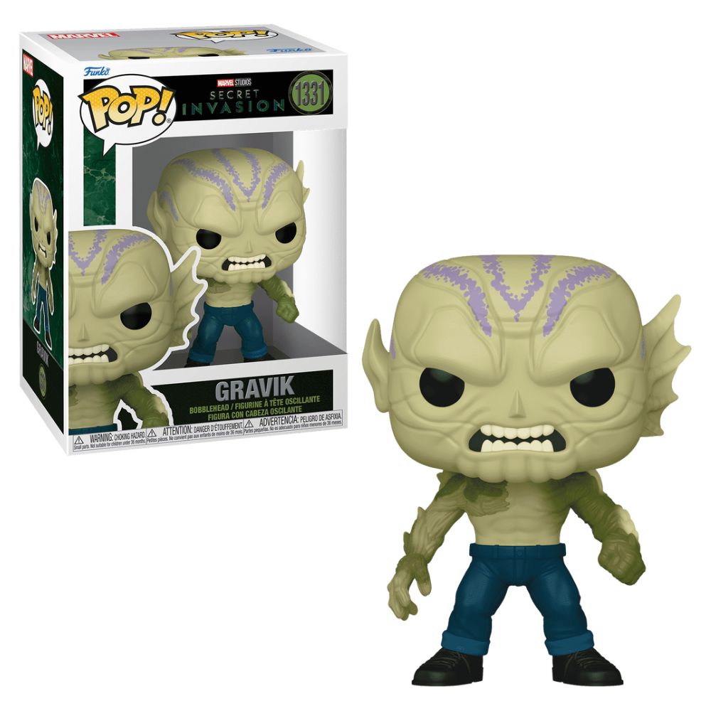 Boneco Funko Pop! Marvel Invasão Secreta - Gravik