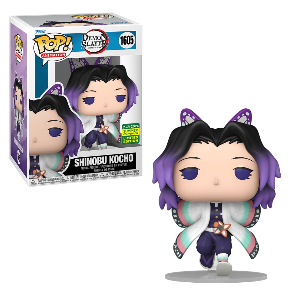 Boneco Funko Pop! Edição Limitada SDCC24 - Demon Slayer - Shinobu Kocho