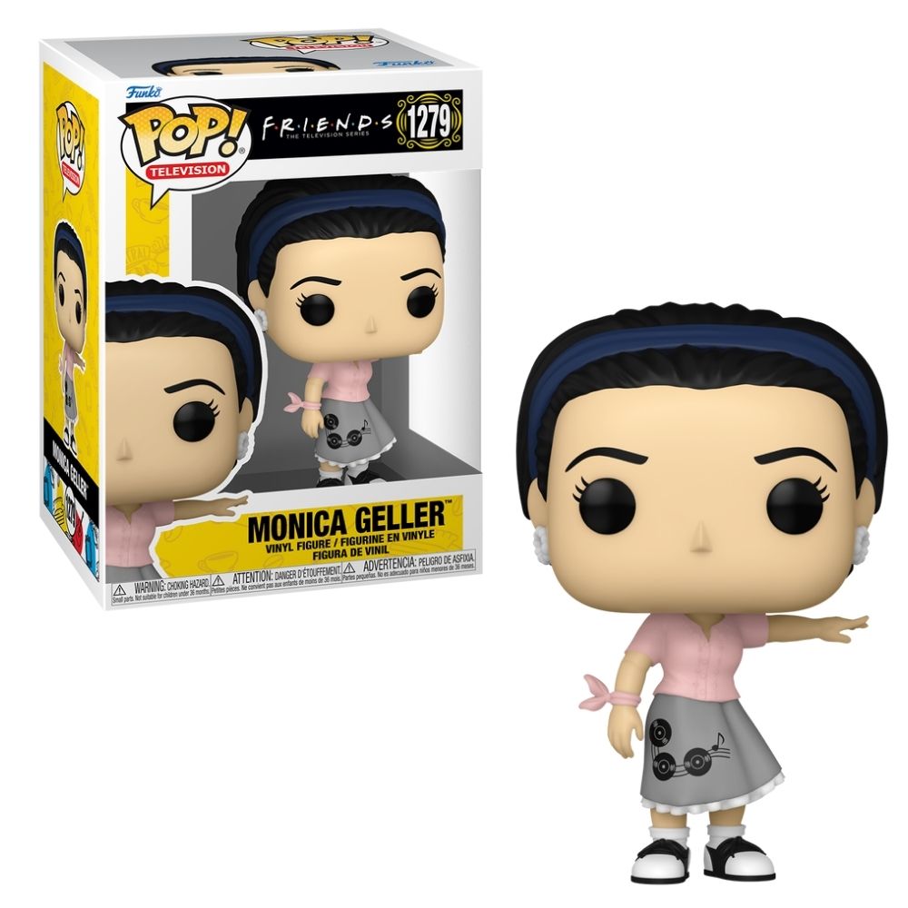 Boneco Funko Pop! Friends - Monica Garçonete com Chase