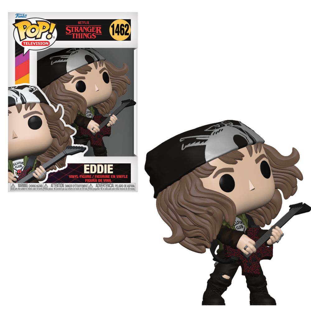 Boneco Funko Pop! Stranger Things - Hunter Eddie com Guitarra