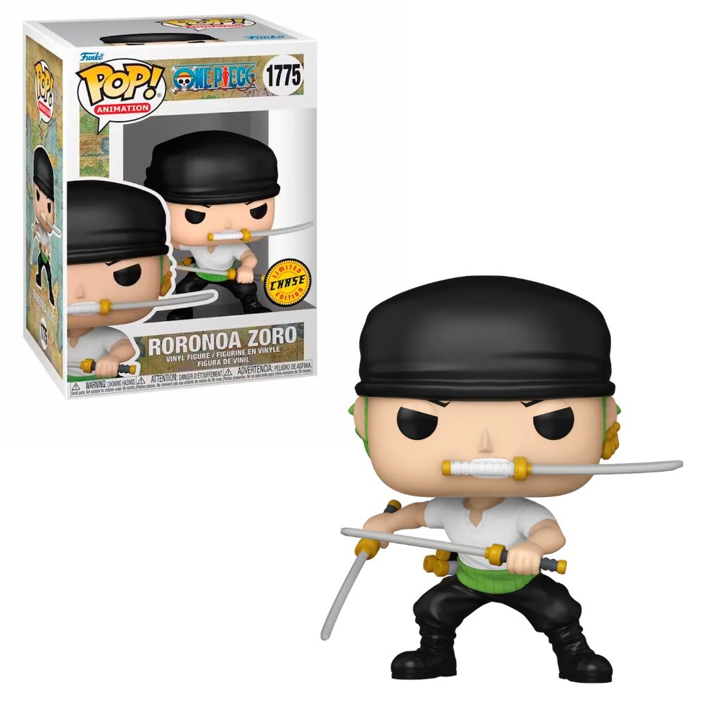 Boneco Funko Pop! One Piece - Zoro com Duas Espadas