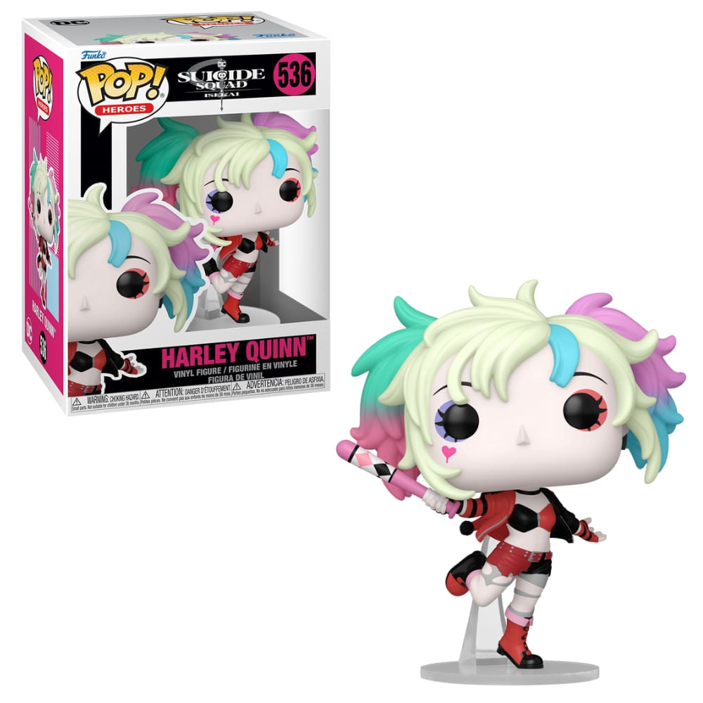 Boneco Funko Pop! Esquadrão Suicida Isekai - Arlequina