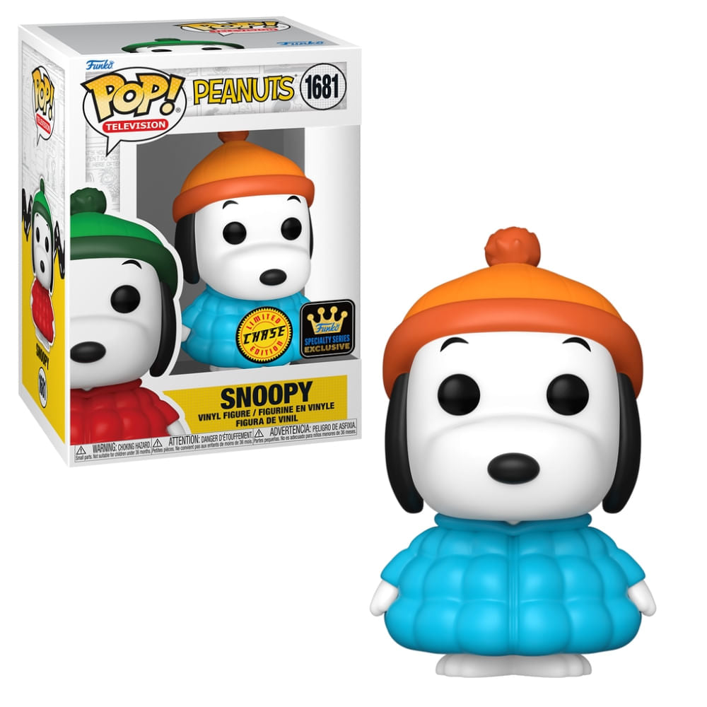 Boneco Funko Pop! Snoopy - Snoopy de Jaqueta Chase