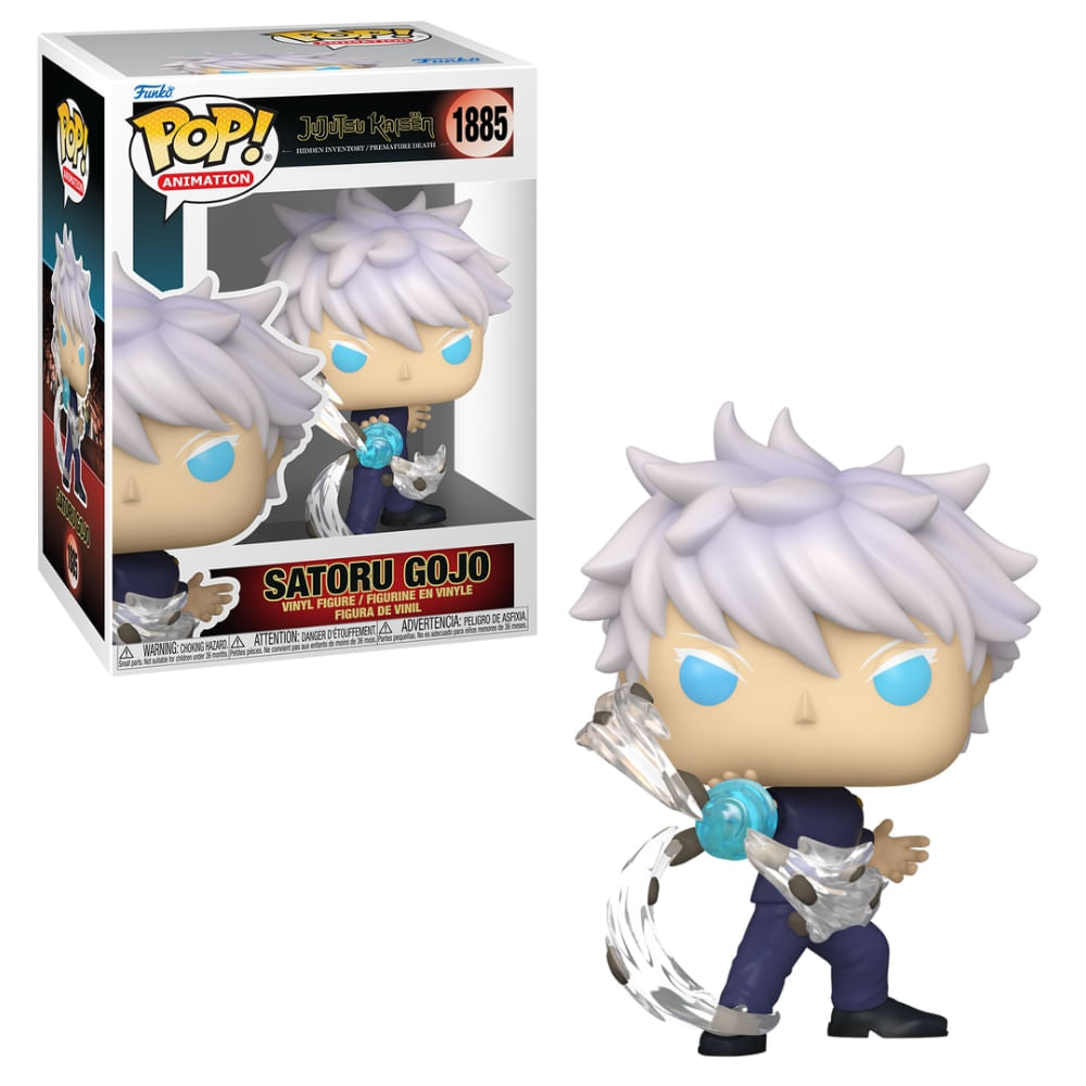 Boneco Funko Pop! Jujutsu Kaisen - Satoru Gojo (Técnica Maldita Azul)