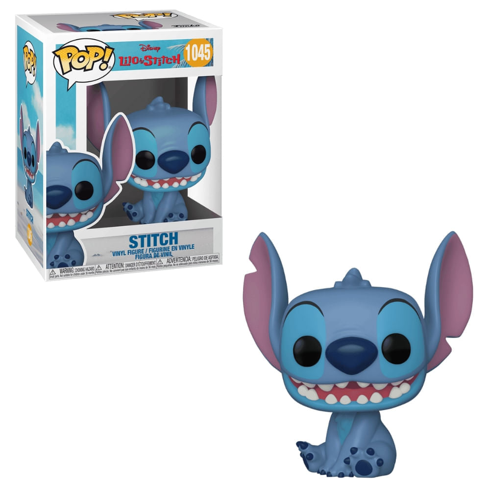 Boneco Funko Pop! Disney Lilo & Stitch - Stitch Sorrindo