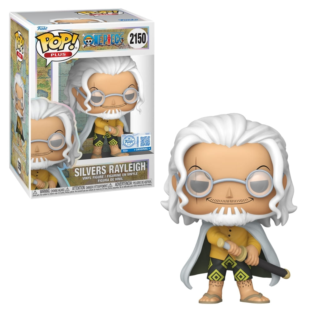 Boneco Funko Pop! Plus One Piece - Silvers Rayliegh com Chase