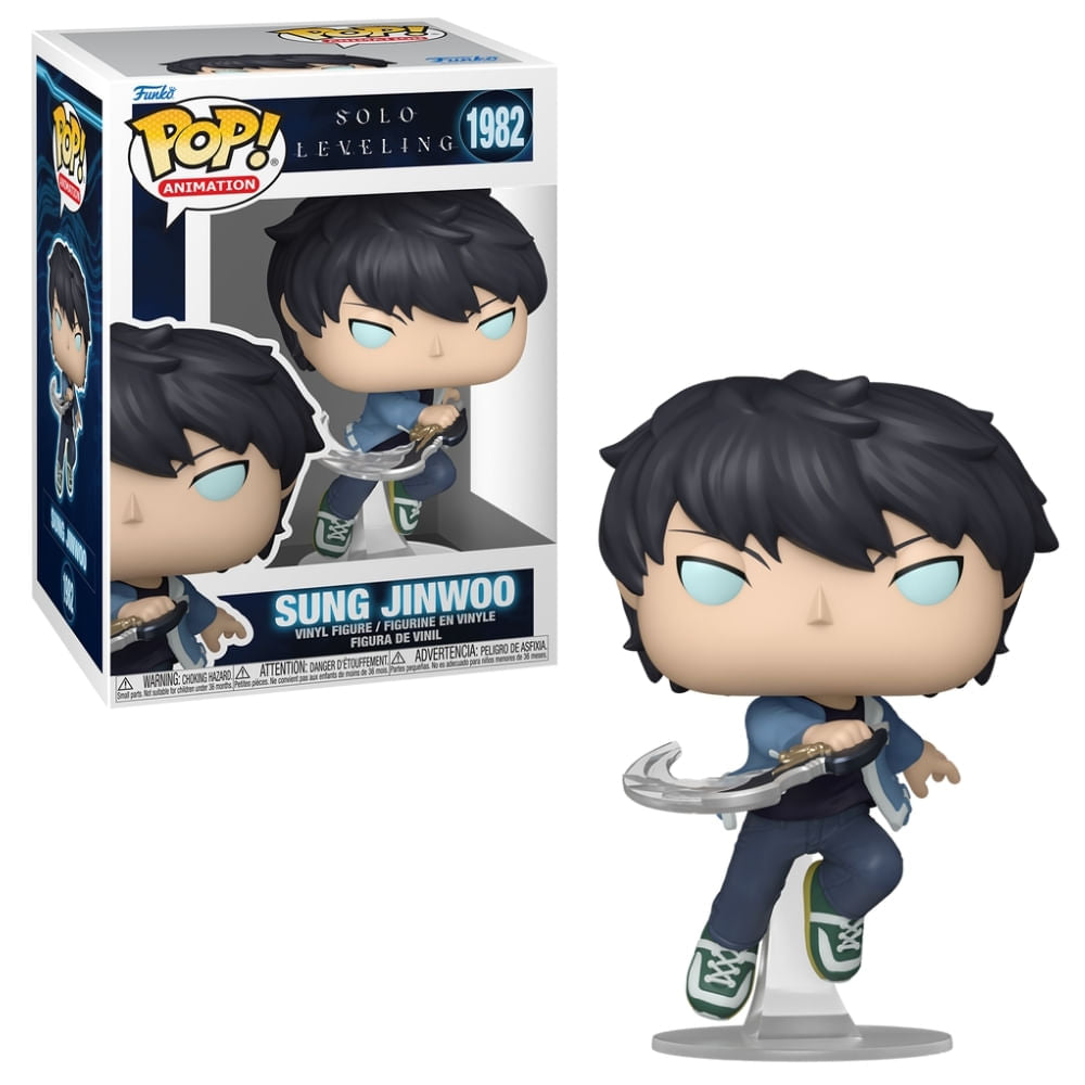 Boneco Funko Pop! Solo Leveling - Sung Jinwoo com Chase