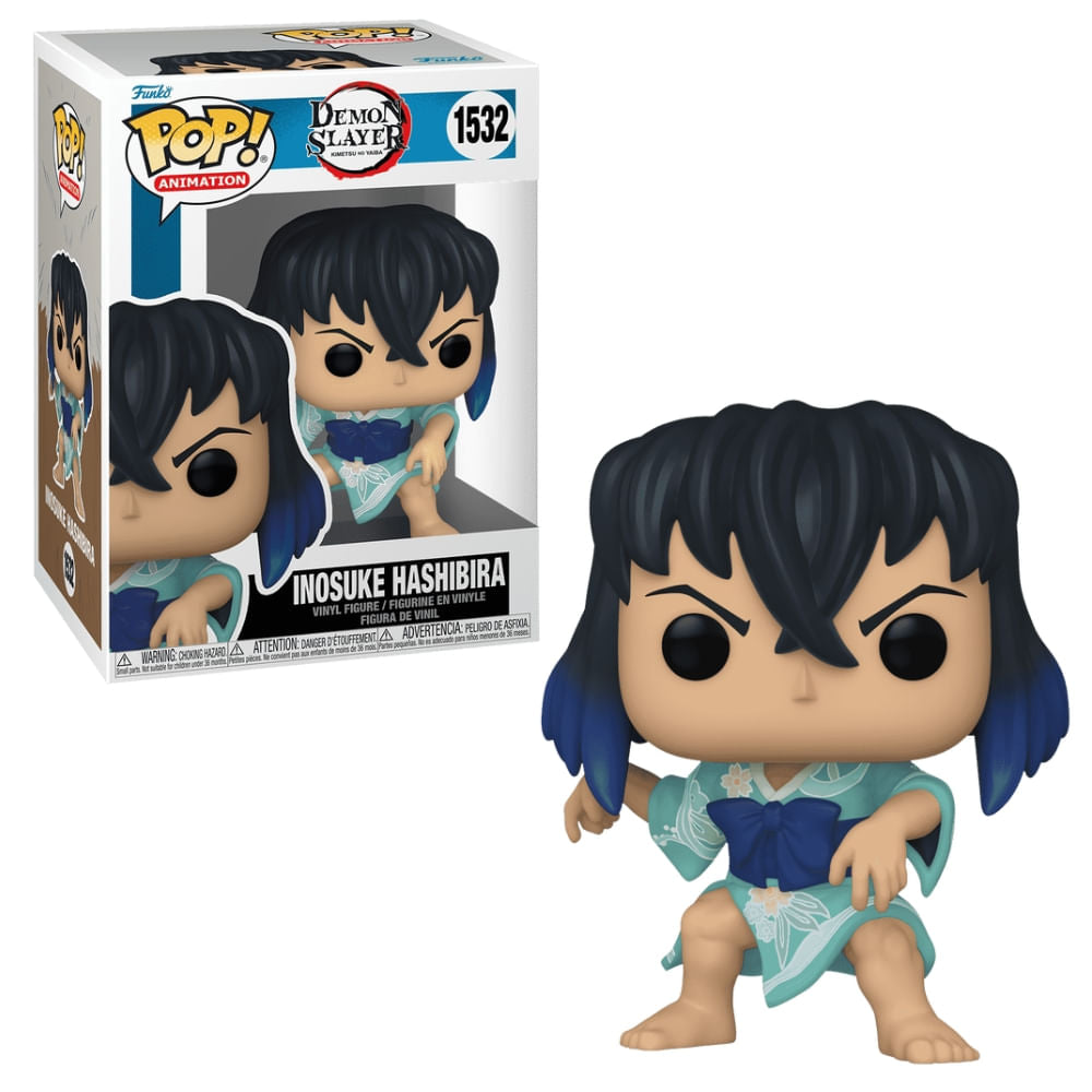 Boneco Funko Pop! Demon Slayer - Inosuke de Kimono