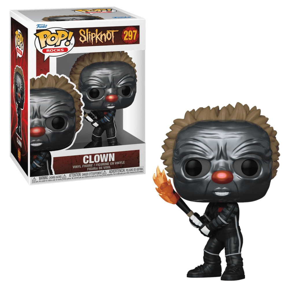 Boneco Funko Pop! Rocks Slipknot - Clown (Michael Shawn Crahan)
