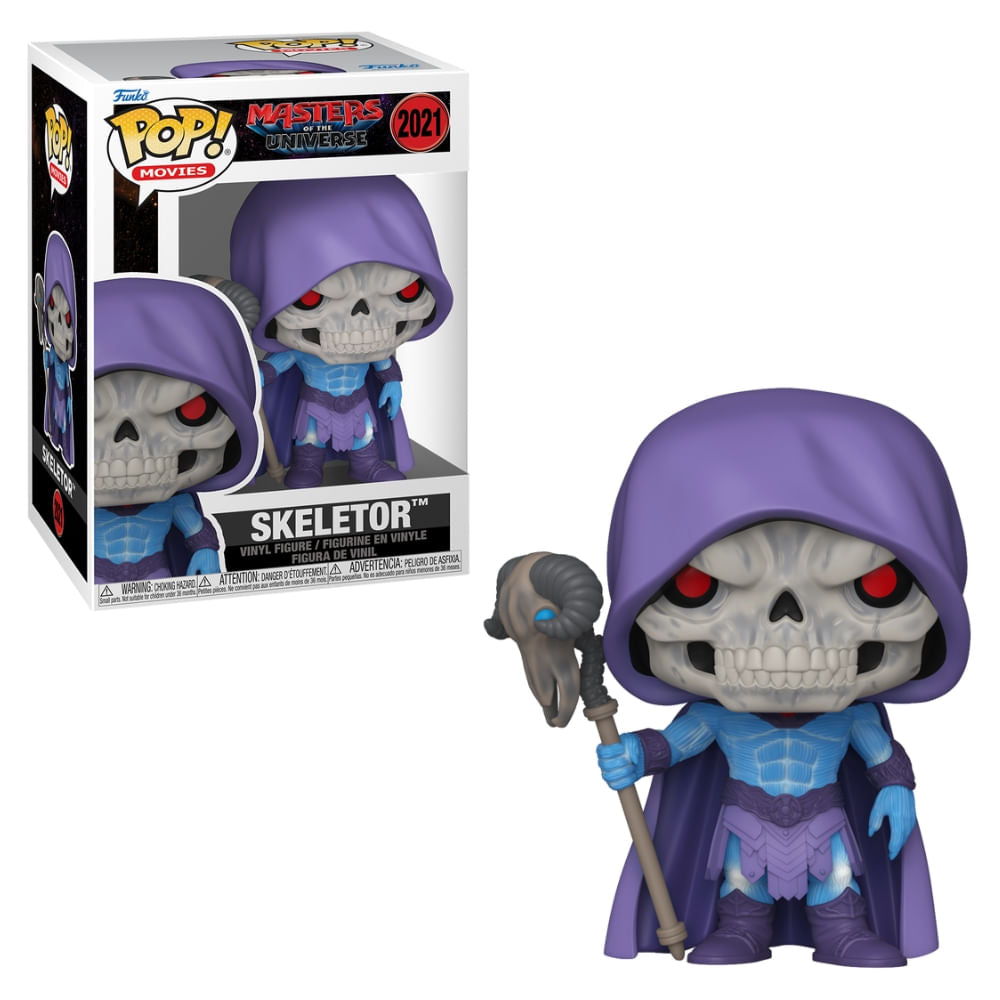 Boneco Funko Pop! Mestres do Universo Live Action - Esqueleto