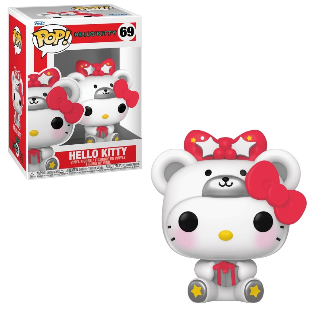 Boneco Funko Pop! Sanrio - Hello Kitty de Urso Polar