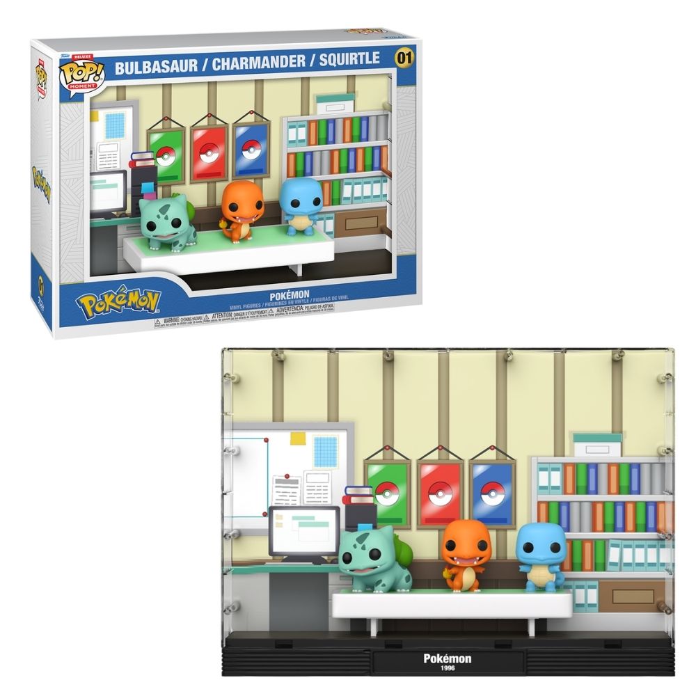 Boneco Funko Pop! Moments Deluxe - Pokémon Starters