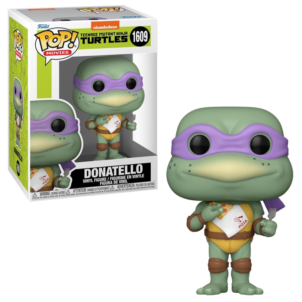 Boneco Funko Pop! As Tartarugas Ninja - Donatello com Pizza