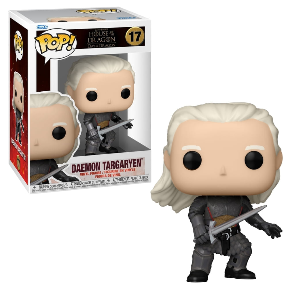 Boneco Funko Pop! A Casa do Dragão - Daemon com Armadura