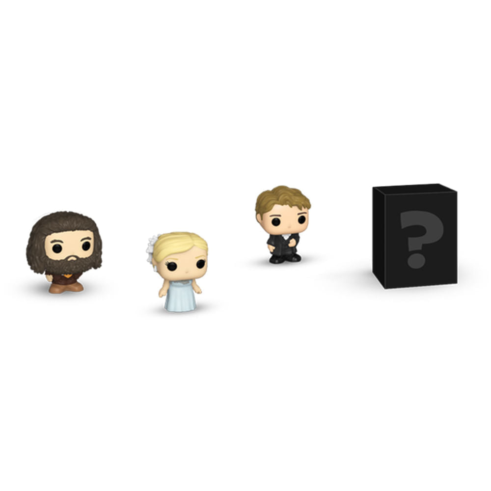 Bitty Pop! Harry Potter e o Cálice de Fogo - Hagrid, Fleur Delacour e Cedrico Diggory