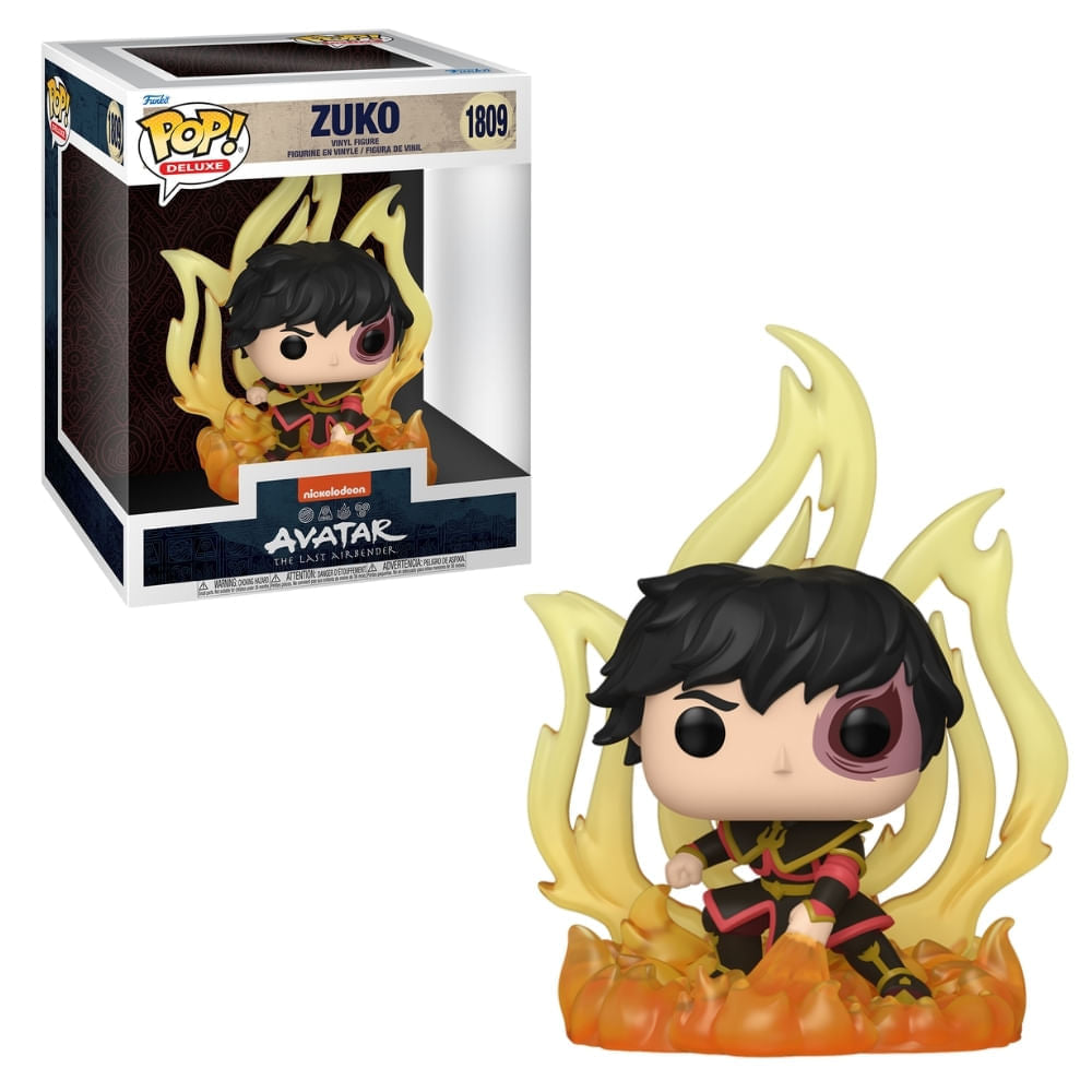 Boneco Funko Pop! Deluxe Avatar O Último Mestre do Ar - Zuko