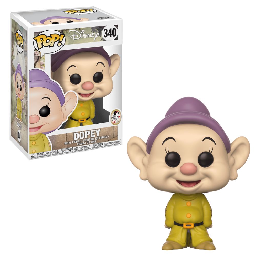 Boneco Funko Pop! Disney Branca de Neve e os Sete Anões - Dunga com Chase