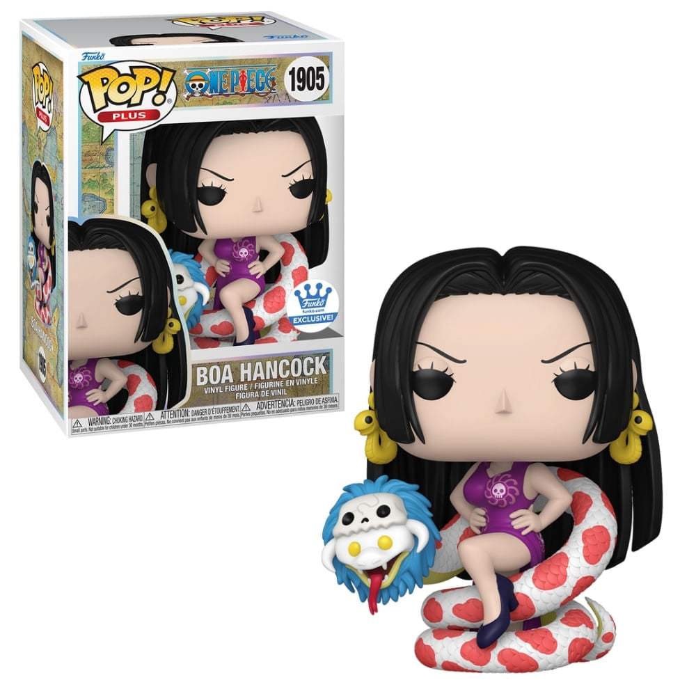 Boneco Funko Pop! Plus One Piece - Boa Hancock com Serpente