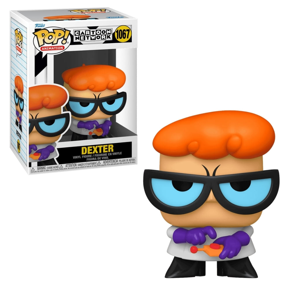 Boneco Funko Pop! Cartoon Network - O Laboratório de Dexter - Dexter