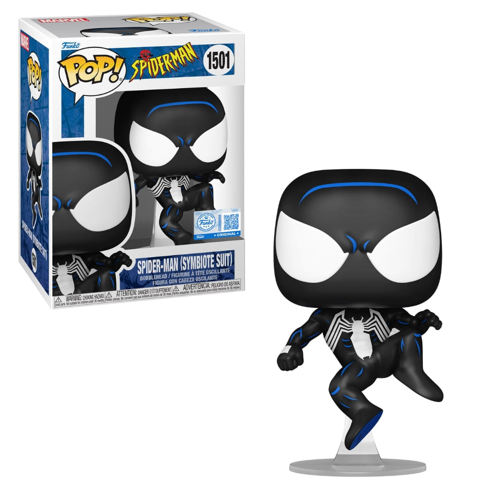 Boneco Funko Pop! Marvel Homem-Aranha - Homem-Aranha Traje Preto