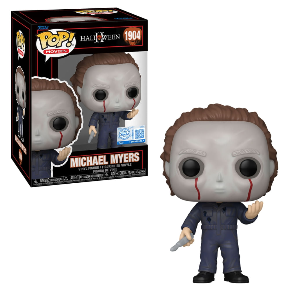 Boneco Funko Pop! Exclusivo Halloween II - Myers com Lágrimas de Sangue