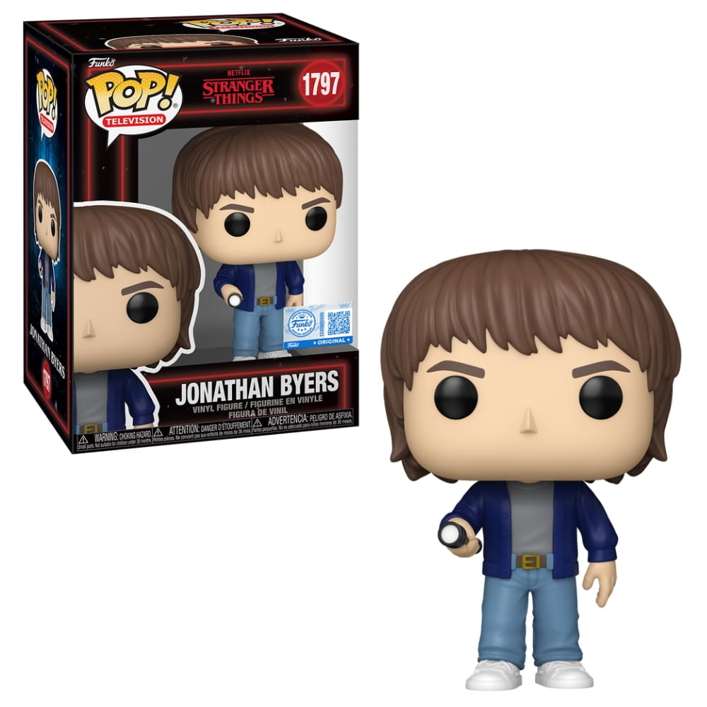Boneco Funko Pop! Exclusivo Stranger Things T5 - Jonathan Byers