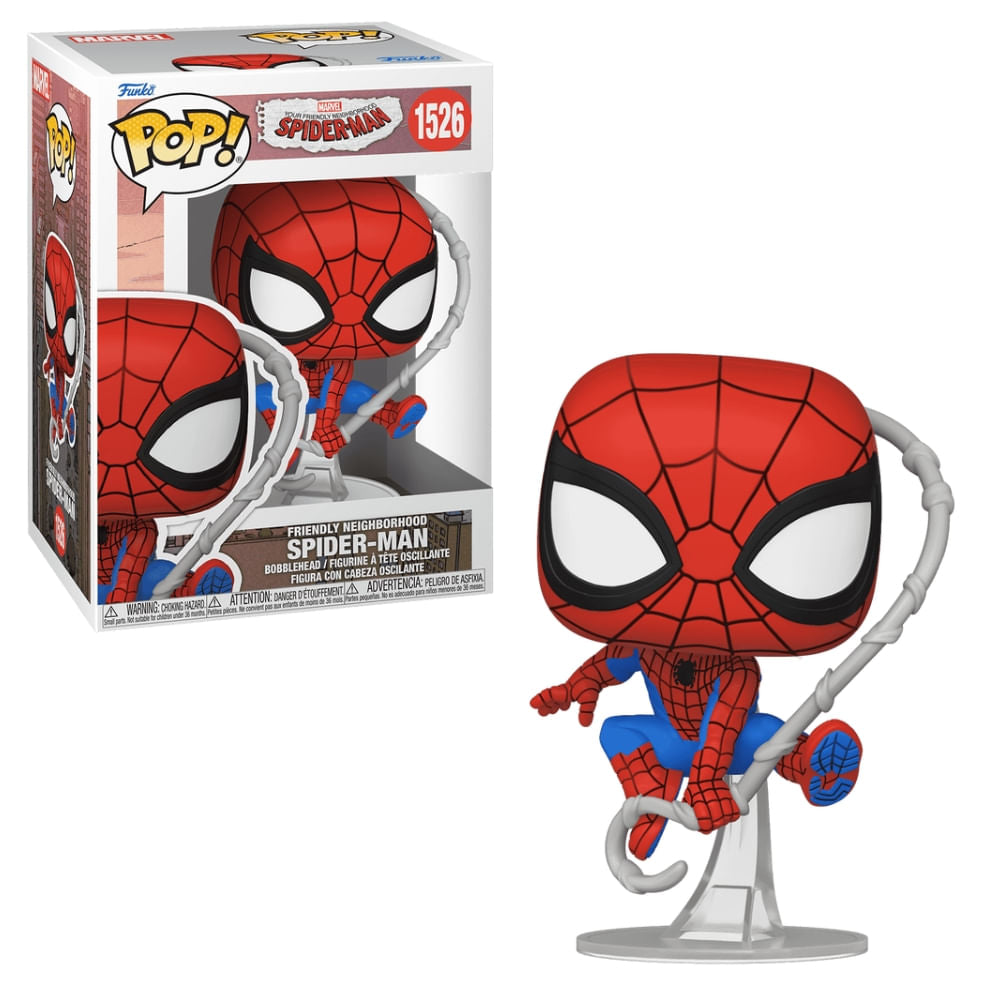 Boneco Funko Pop! Marvel Homem-Aranha Amigão da Vizinhança - Homem-Aranha