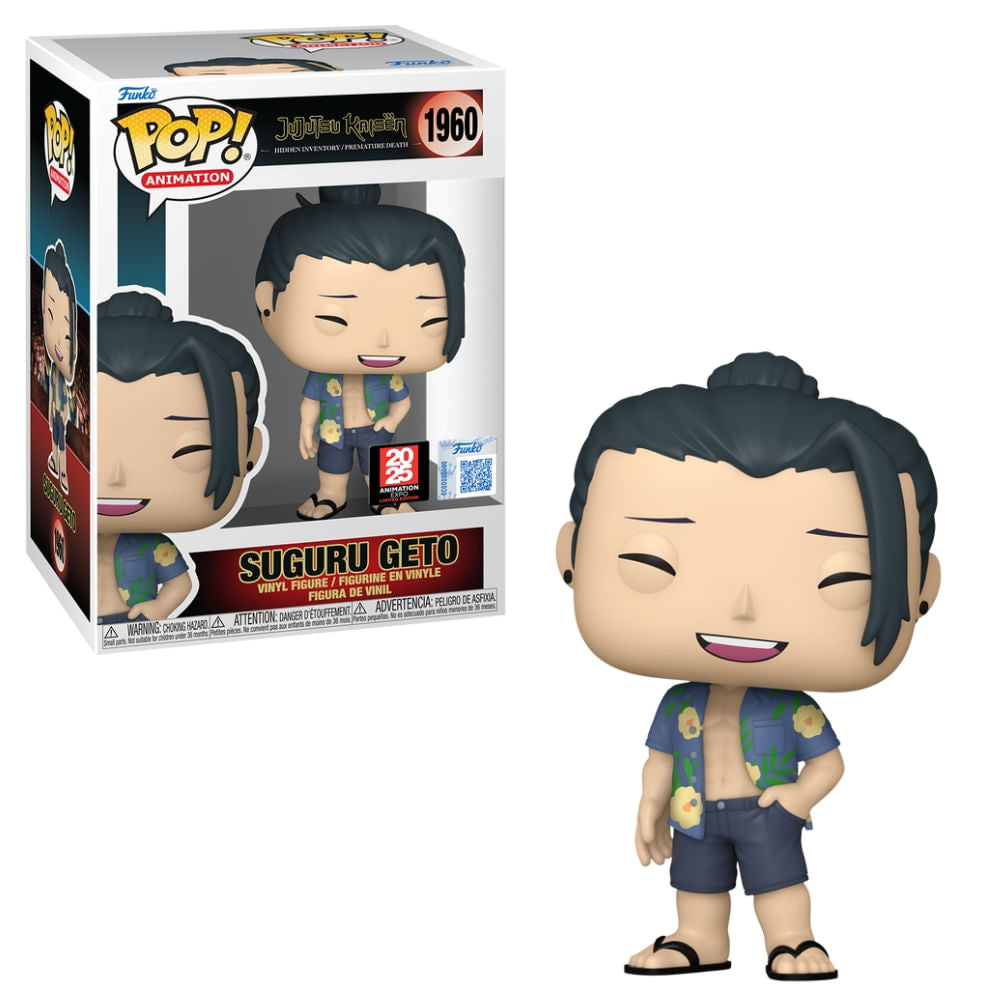 Boneco Funko Pop! Exclusivo Anime Expo 2025 Jujutsu Kaisen  - Suguro Geto na Praia