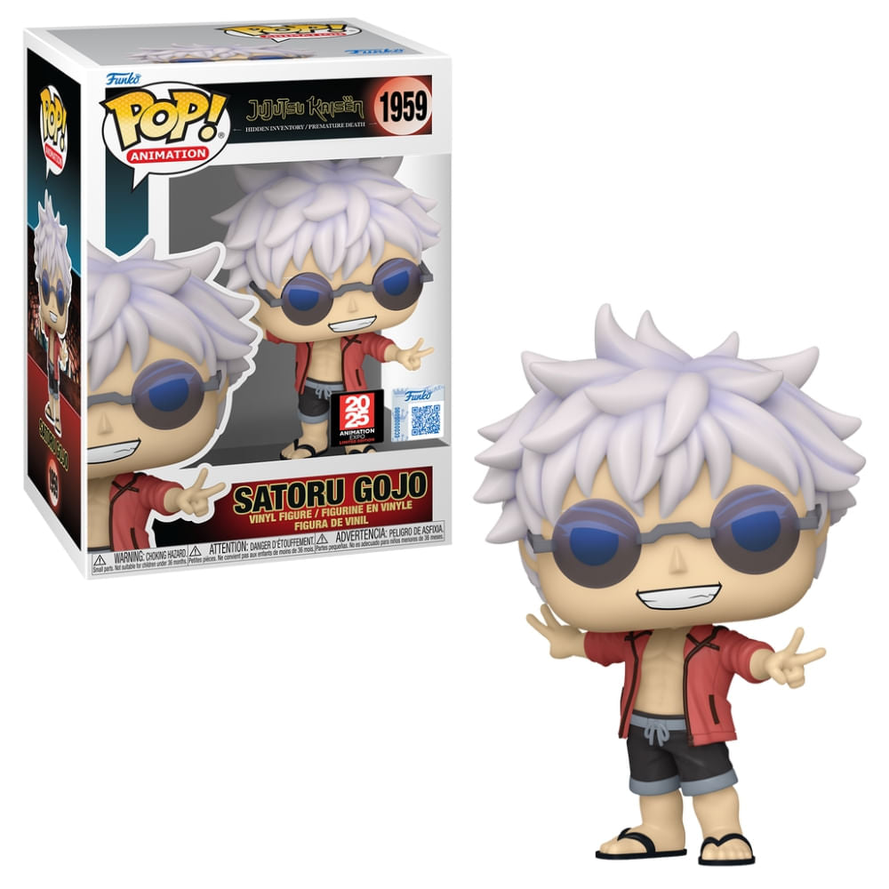 Boneco Funko Pop! Exclusivo Anime Expo 2025 Jujutsu Kaisen - Satoru Gojo na Praia