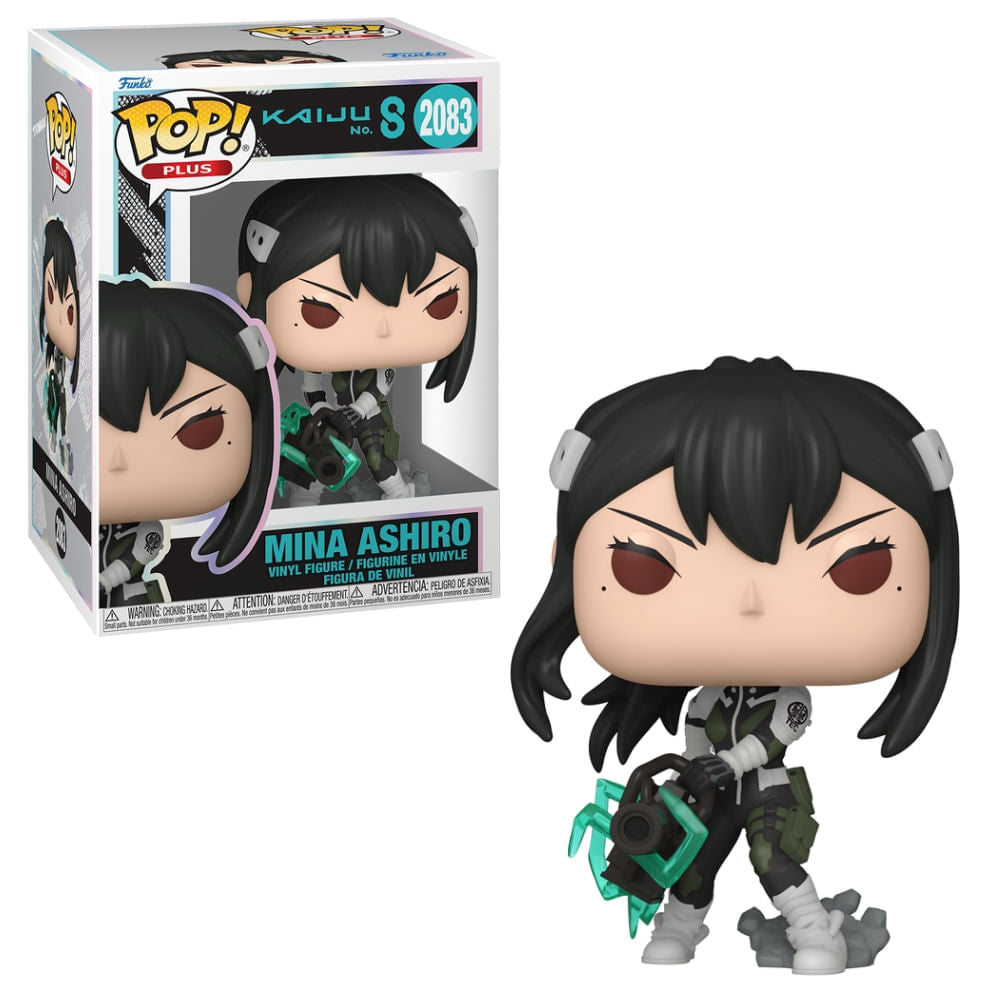 Boneco Funko Pop! Exclusivo Plus Kaiju Nº8 -  Mina Ashiro com Chase