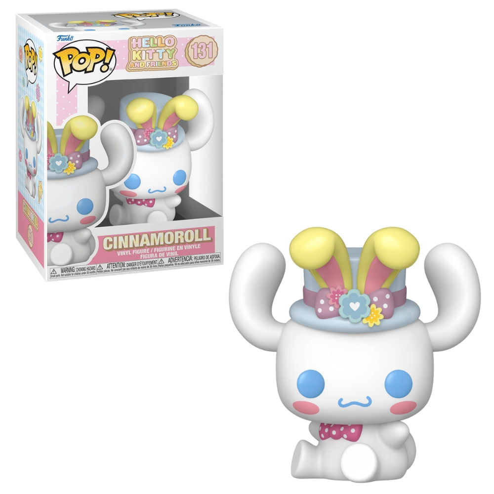 Boneco Funko Pop! Sanrio Páscoa - Cinnamoroll com Orelhas de Coelho