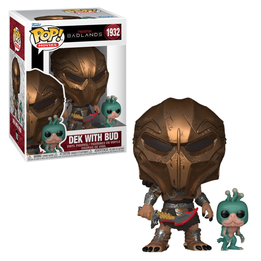 Boneco Funko Pop! & Buddy Predador: Terras Selvagens - Dek e Bud