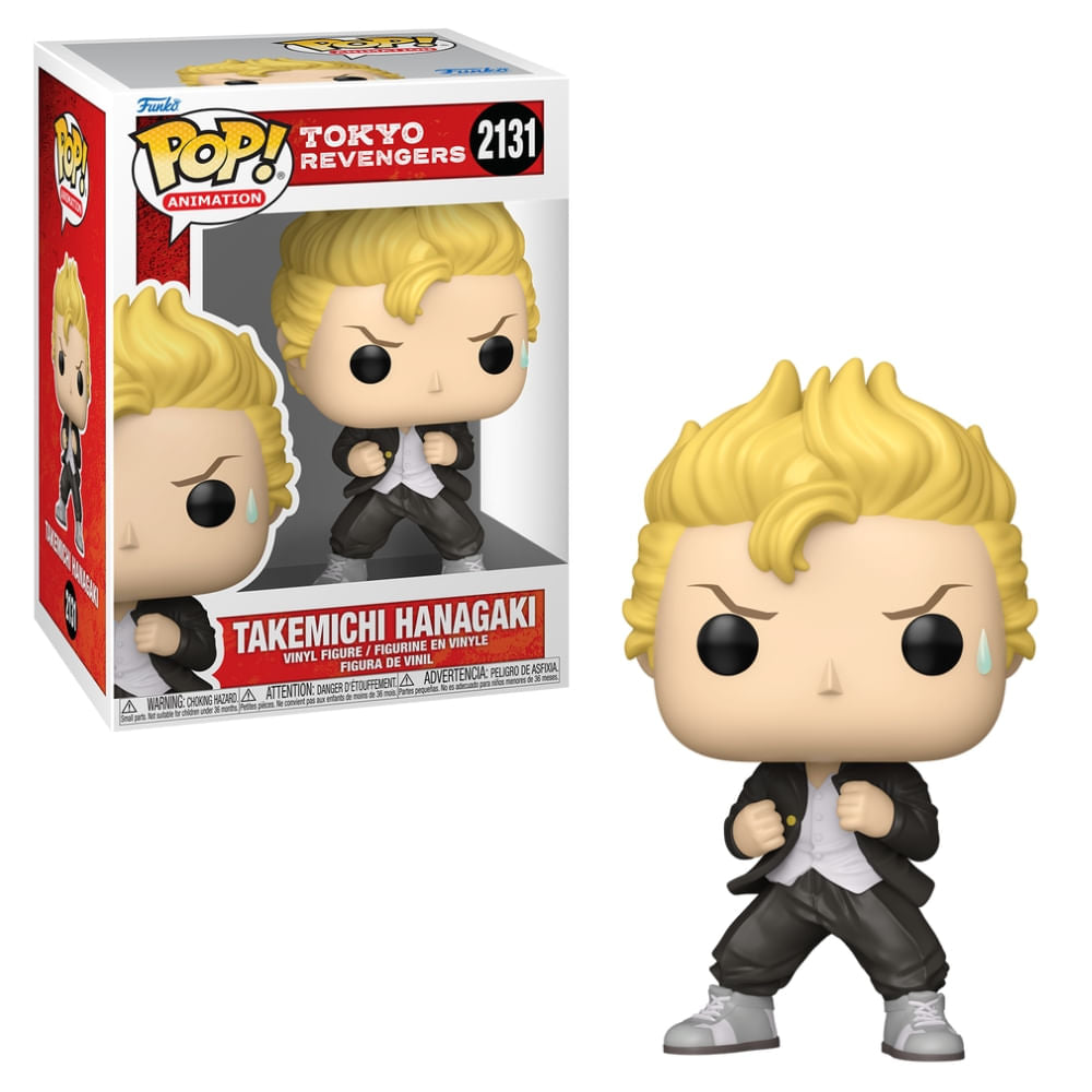 Boneco Funko Pop! Tokyo Revengers - Takemichi com Chase